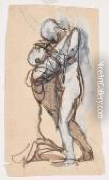 Figurenstudien Oil Painting - Auguste Rodin