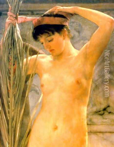 A Sculptor's Model - detail (or Venus Esquilina) Oil Painting - Sir Lawrence Alma-Tadema