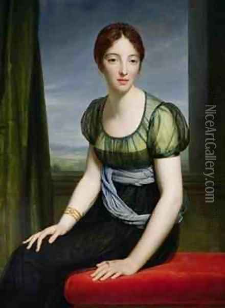Portrait of Madame Regnault de Saint Jean dAngely 1775-1857 Oil Painting - Baron Francois Gerard