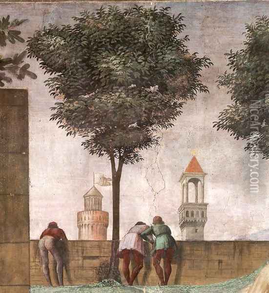 Visitation (detail) 4 Oil Painting - Domenico Ghirlandaio