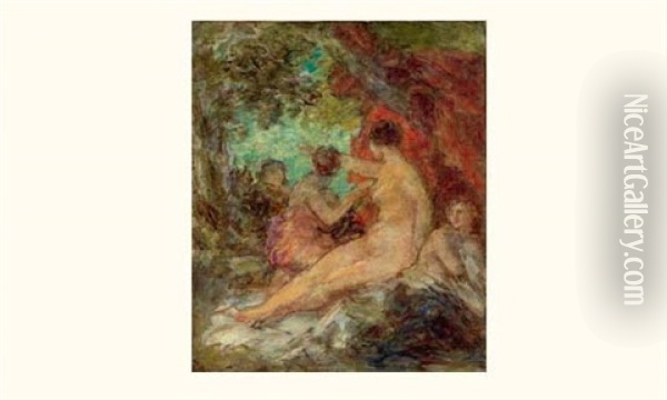 Diane Et Acteon Oil Painting - Henri Fantin-Latour