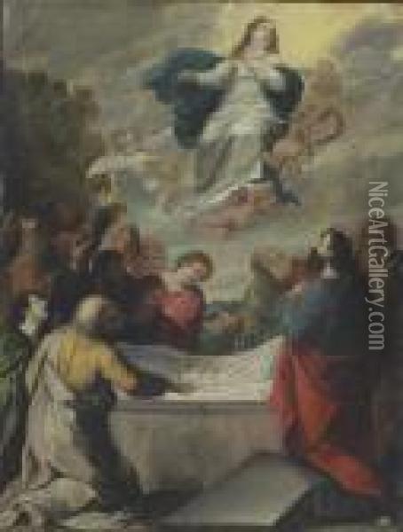 The Assumption Of The Virgin Oil Painting - Peter Paul Rubens