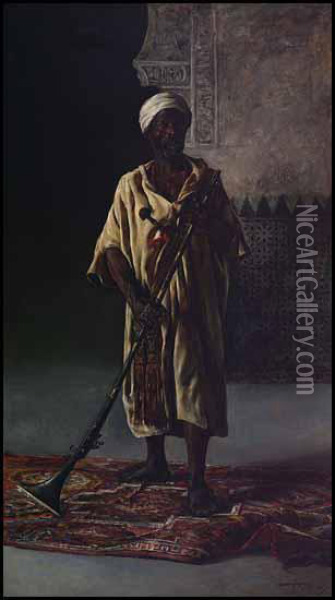 The Moor Oil Painting - Federico Godoy Castro
