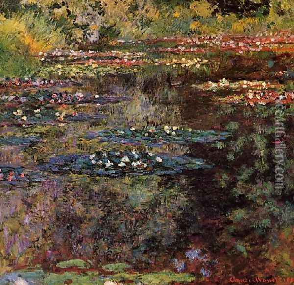 Water Lilies35 Oil Painting - Claude Oscar Monet