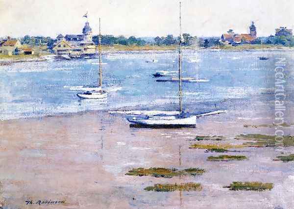 Low Tide Oil Painting - Theodore Robinson