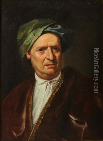 Ritratto Di Sebastiano Ricci Oil Painting - Bartolomeo Nazari