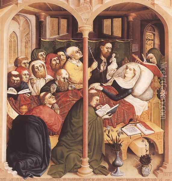 The Death of the Virgin 1437 Oil Painting - Hans Multscher