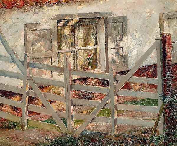 The Gate Oil Painting - Emil Claus