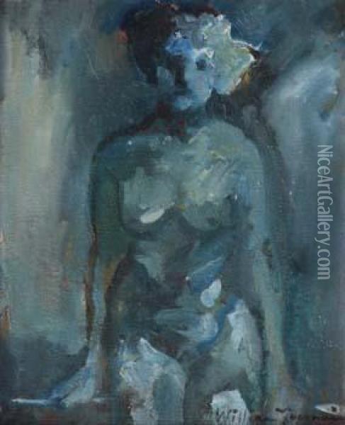 Portrait Of Carol Oil Painting - William Turner Dannat