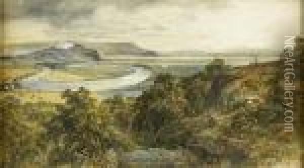 The Carse Of Stirling Oil Painting - Samuel Bough