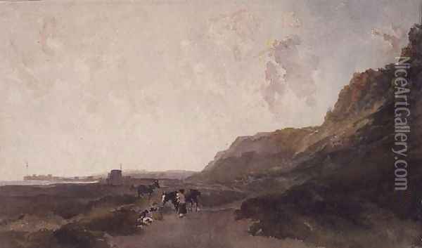 Coastal Scene Oil Painting - Peter de Wint