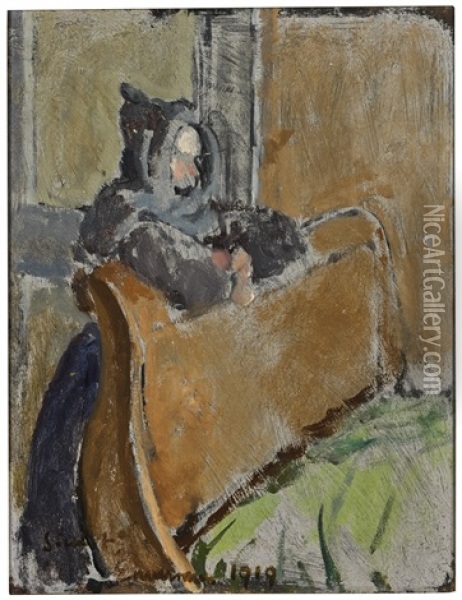 Chez Maman Joinquant Oil Painting - Walter Sickert