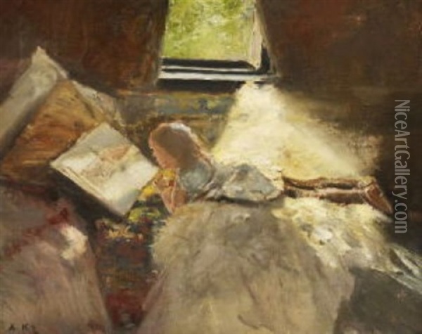 Das Bilderbuch Oil Painting - Albert von Keller