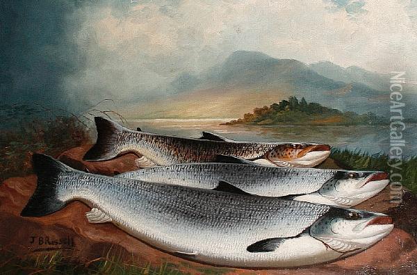 The Day's Catch Oil Painting - John Russell