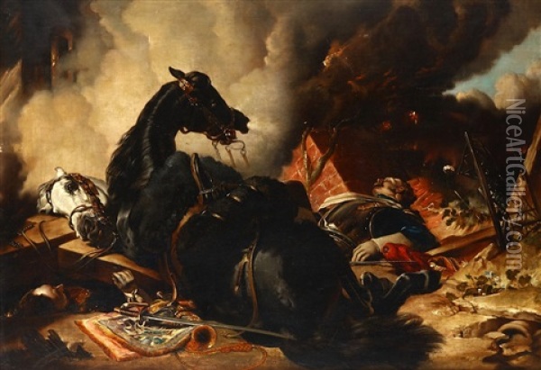 War Oil Painting - Sir Edwin Henry Landseer