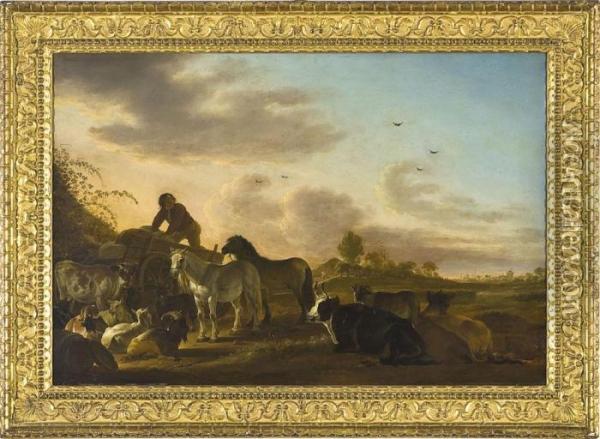 Pastorale Oil Painting - Cornelis Saftleven