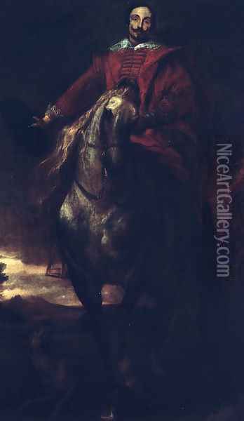 Portrait Of The Painter Cornelis De Wae Oil Painting - Sir Anthony Van Dyck