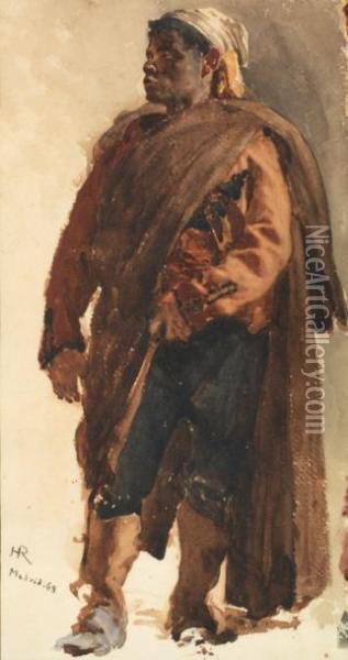 Maure D'espagne Oil Painting - Henri Alexandre Georges Regnault