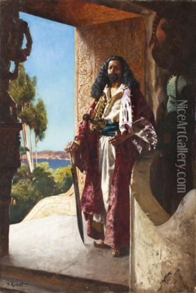 Le Prince Oriental Oil Painting - Rudolf Ernst