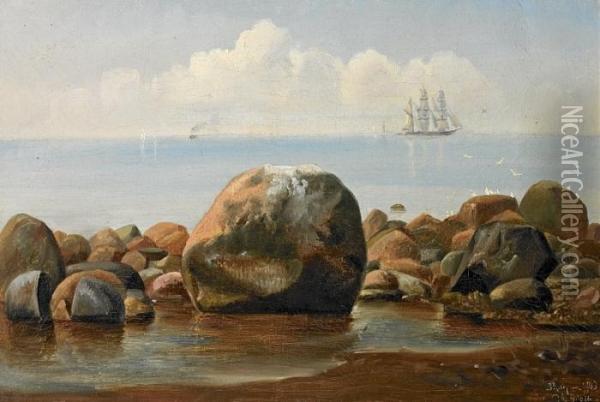 Coast From Skagen Oil Painting - Vilhelm Georg Groth