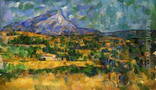 Mont Sainte Victoire10 Oil Painting - Paul Cezanne