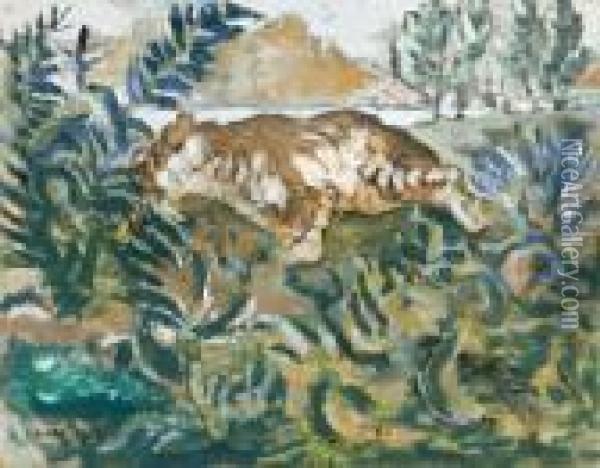 Tigre Endormi Oil Painting - Max Jacob