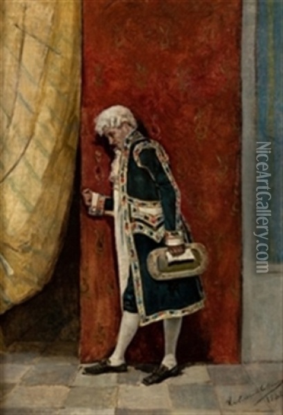 El Mayordomo Oil Painting - Vicente Nicolau Cotanda