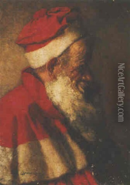 A Patriarch Oil Painting - William John Wainwright
