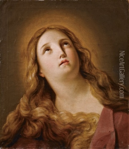 Hl. Maria Magdalena (after Guido Reni) Oil Painting - Johann Heinrich Wilhelm Tischbein