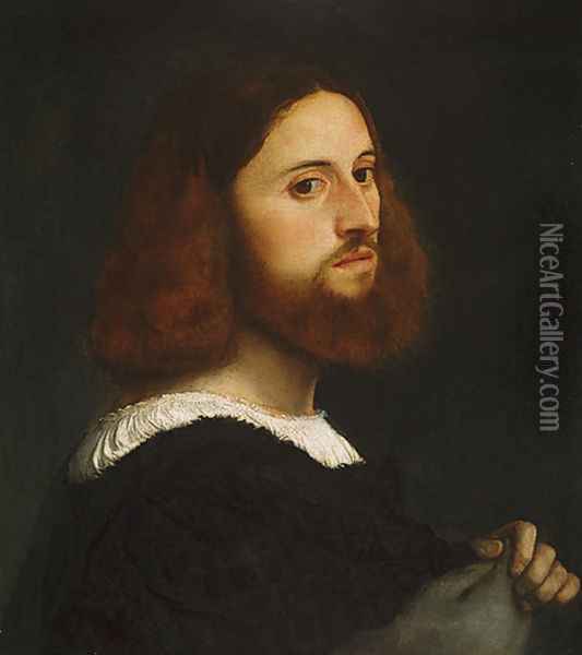 Portrait of a Man Oil Painting - Tiziano Vecellio (Titian)