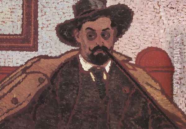 Portrait of Lajos Rippl-Ronai 1913 Oil Painting - Jozsef Rippl-Ronai