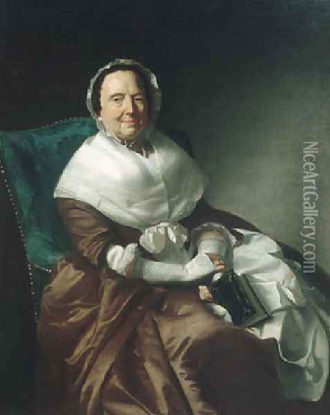 Mrs Sylvanus Bourne Oil Painting - John Singleton Copley