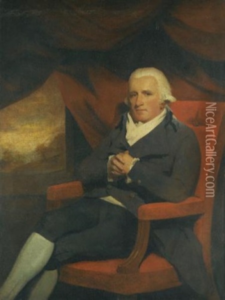Portrait Of Sir Walter Farquhar (1738-1819) Oil Painting - Sir Henry Raeburn