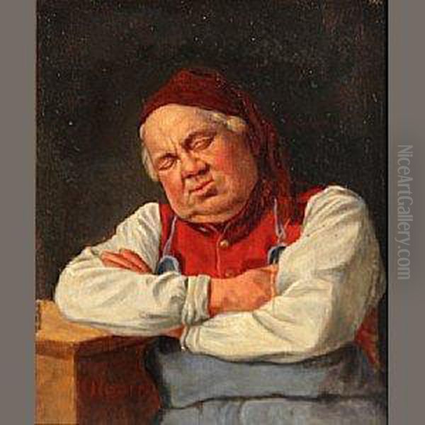 Sleeping Man Painting