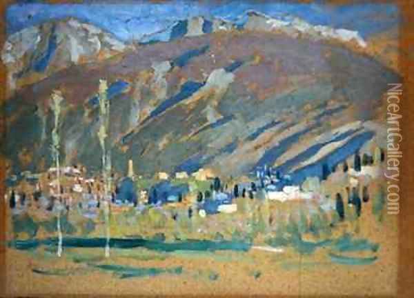 Landscape in the South of France Oil Painting - Roger Eliot Fry