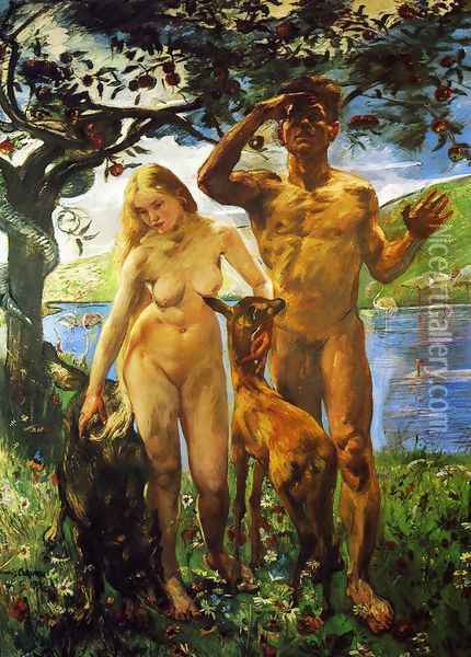 Paradise, 1911-12 Oil Painting - Lovis (Franz Heinrich Louis) Corinth