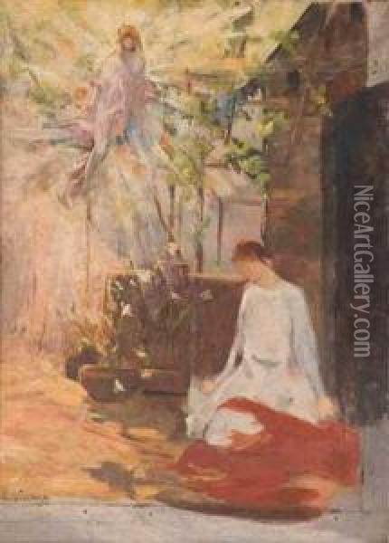 Anunciacao Oil Painting - Eliseo Visconti
