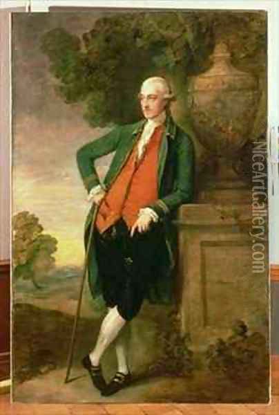 Portrait of Sir Harbord Harbord Bt Mp Oil Painting - Thomas Gainsborough