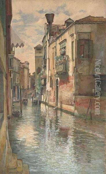 Motif De Venise. 1898 Oil Painting - William Graham