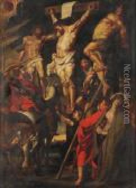 Le Coup De Lance Oil Painting - Peter Paul Rubens