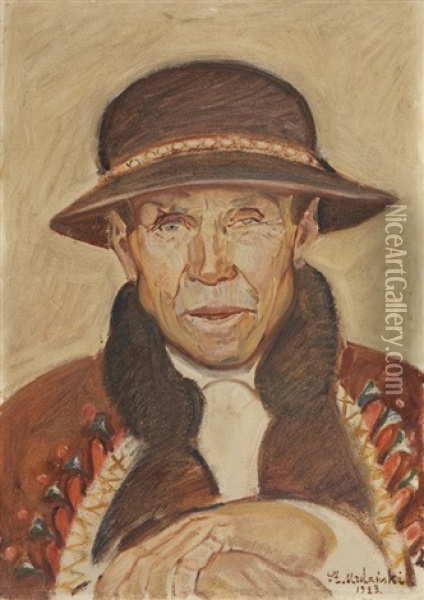 Portret Gorala Oil Painting - Stanislaw Uzdanski