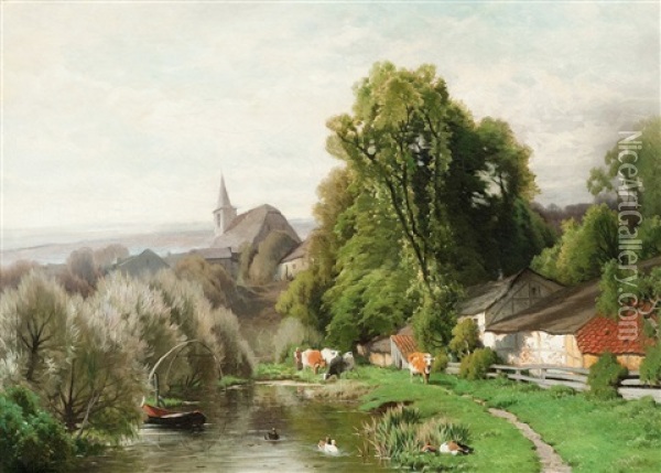 Villers St. Gertrude, Ardennes Oil Painting - Jacques Janssens