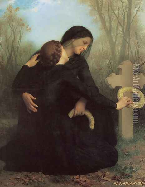 The Day of the Dead Oil Painting - William-Adolphe Bouguereau