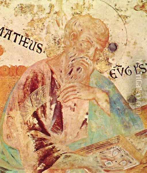 St Matthew (detail) Oil Painting - (Cenni Di Peppi) Cimabue