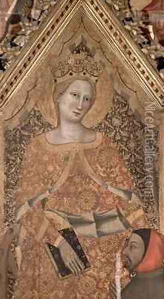 St Catherine of Alexandria Oil Painting - Niccolo del Biondo Giovanni di