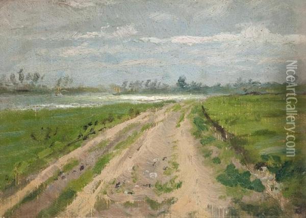 Early Spring Oil Painting - Torsten Wasastjerna