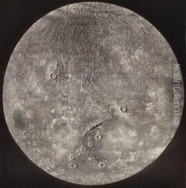 The Moon: Considered As A Planet, 
A World, 
And A Satellite Oil Painting - James Nasmyth