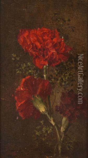 Rote Nelken Oil Painting - Victoria Dubourg Fantin-Latour