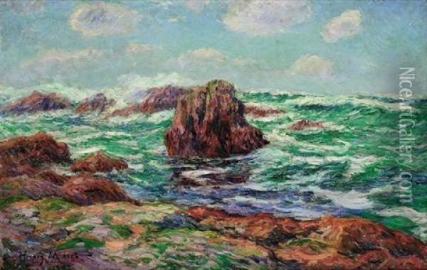 Pern, Ile D'ouessant Oil Painting - Henry Moret
