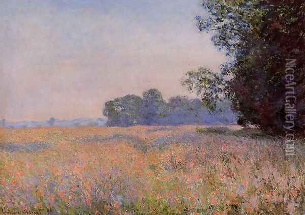 Oat Field Oil Painting - Claude Oscar Monet